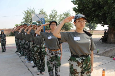 北京军训队列训练